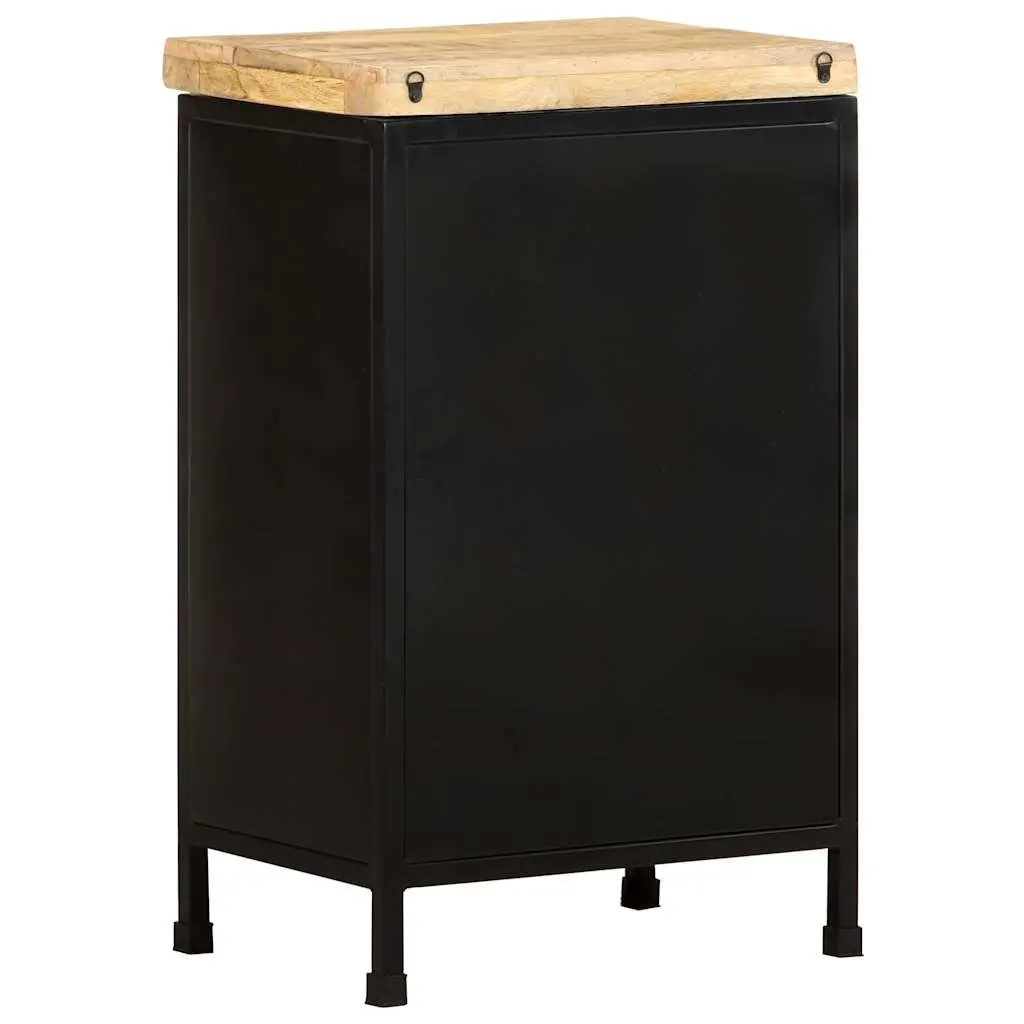 Rustic Brown Sideboard with Doors 47x35x76 cm