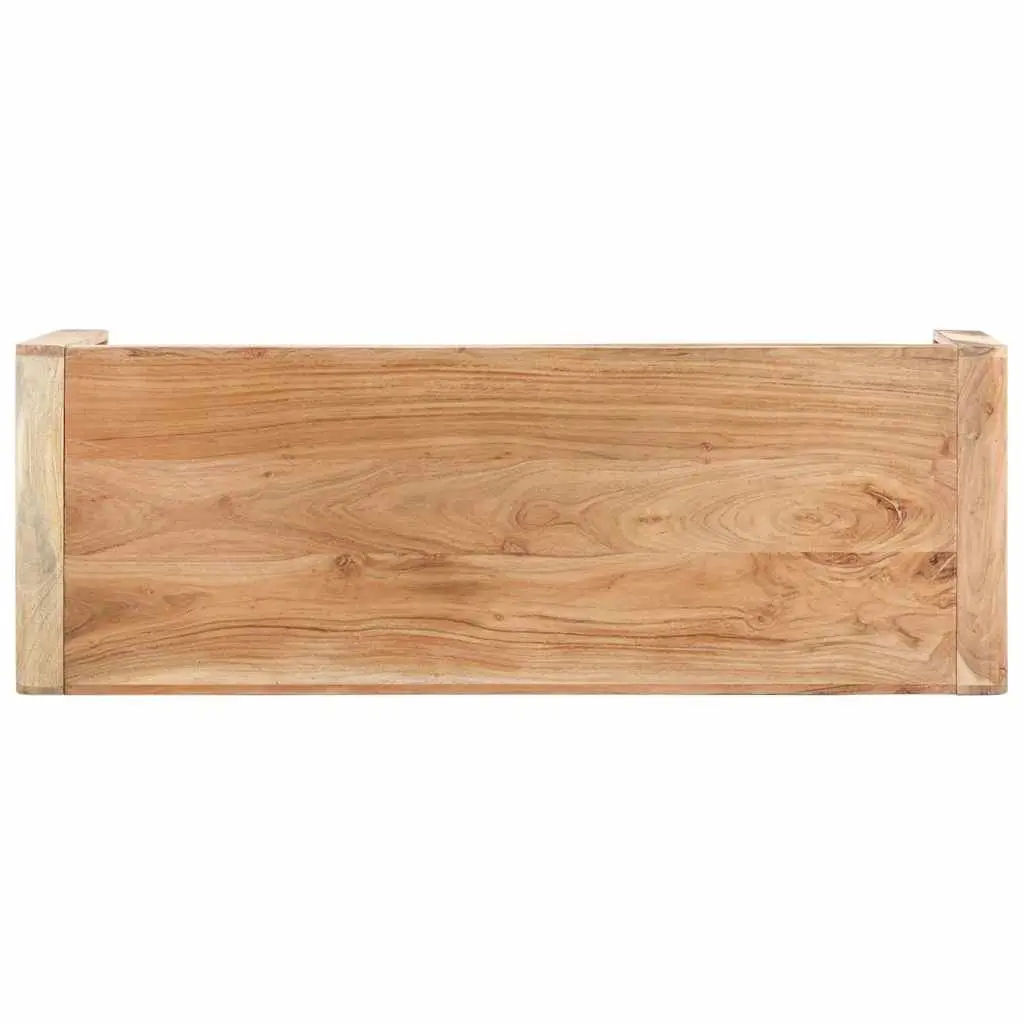 Solid Acacia Wood Dining Bench for Entryway or Kitchen