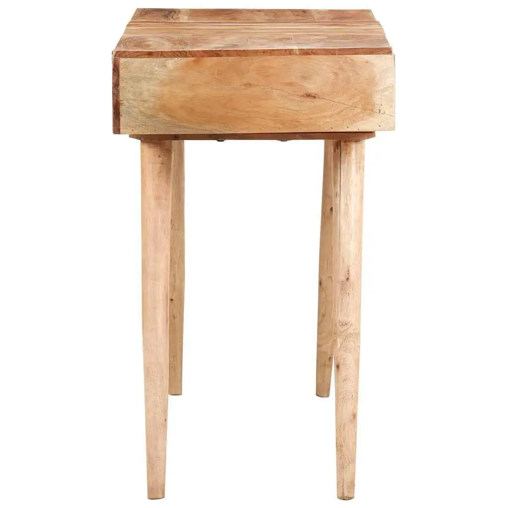 Solid Wood Bedroom Vanity with Mirror and Storage Drawers
