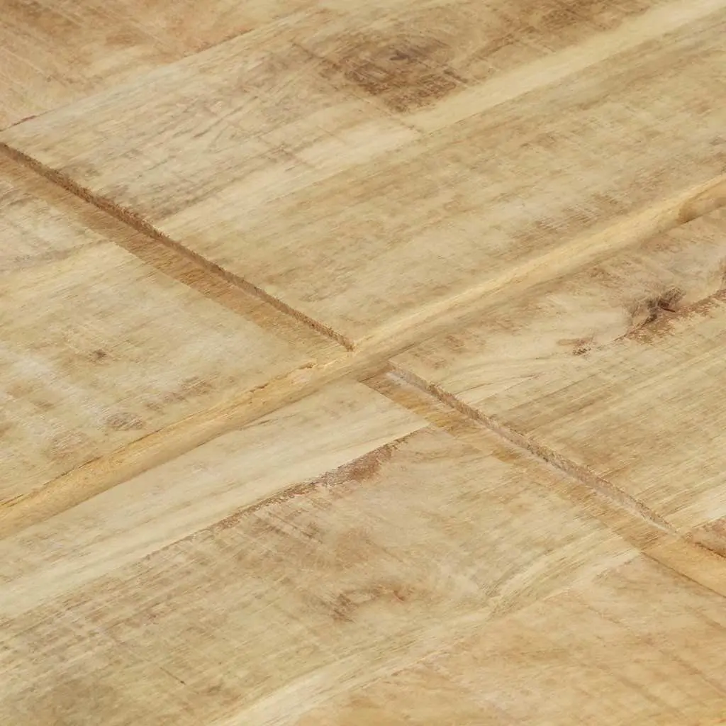 Solid Mango Wood Coffee Table 80x80x28 cm in Brown