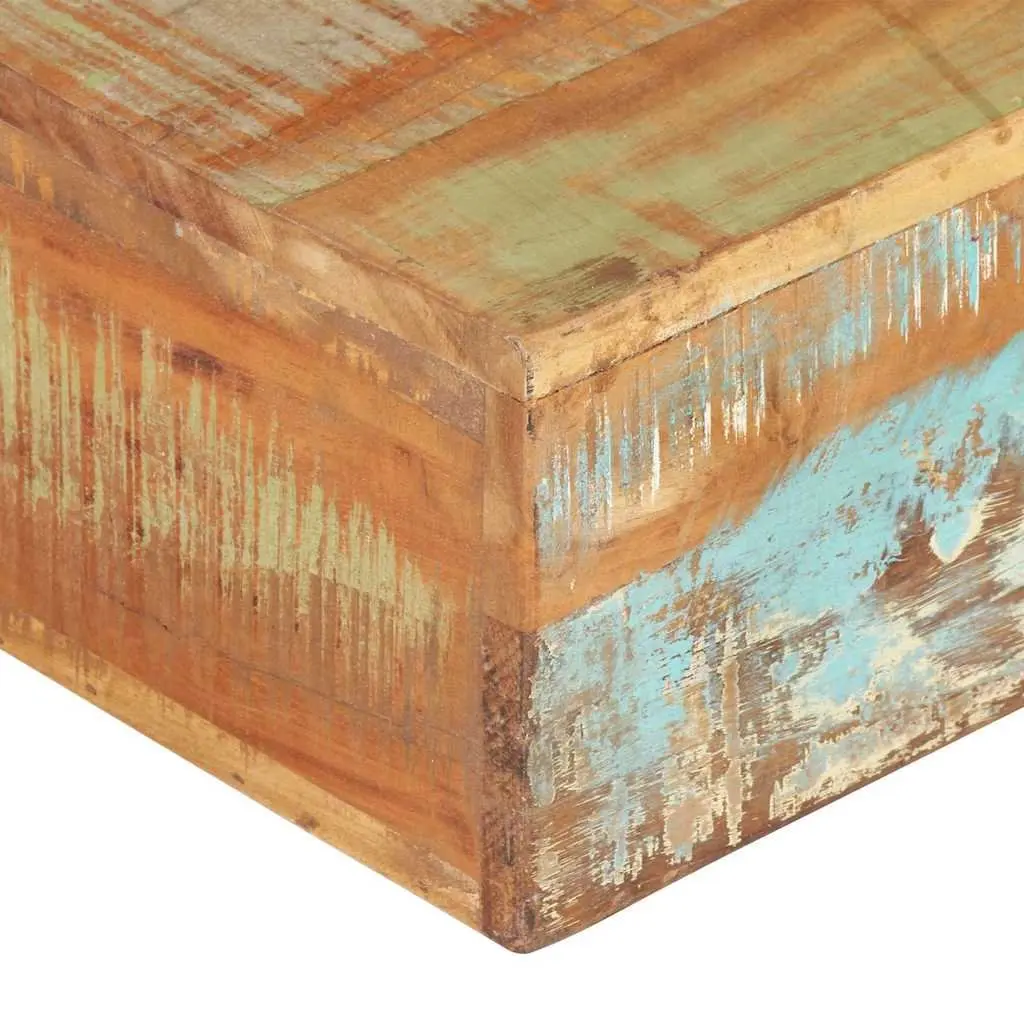 Solid Reclaimed Wood Coffee Table 80x80x28 cm in Brown