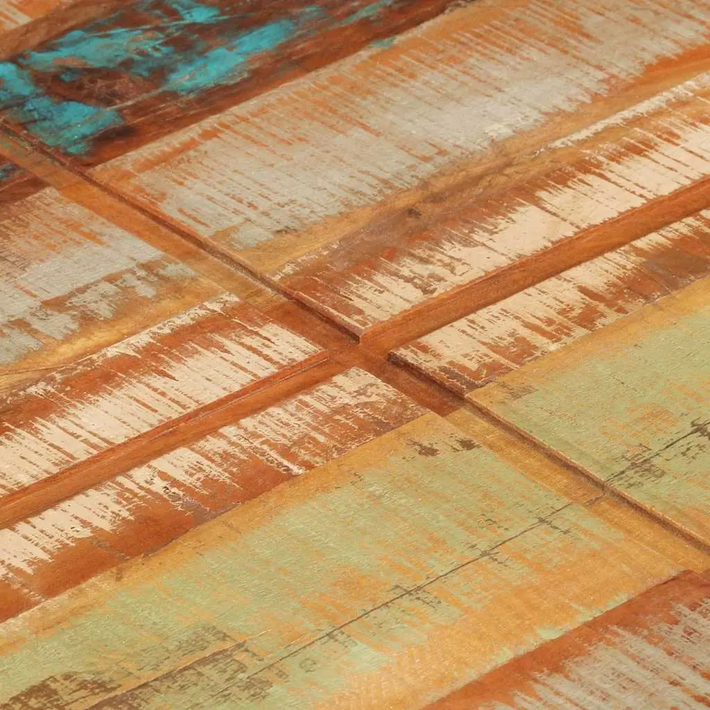 Solid Reclaimed Wood Coffee Table 80x80x28 cm in Brown