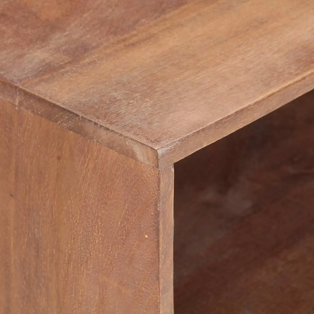 Bedside Cabinet 40x30x50 cm Solid Mango Wood Nightstand Drawer Shelf Brown