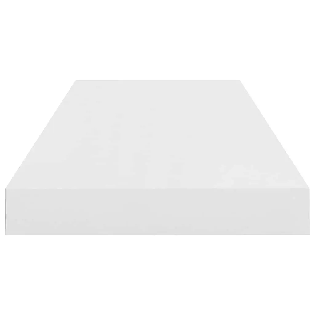 Floating Wall Shelves 4 pcs White Display Rack Storage Ledge Home Decor