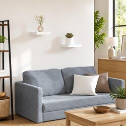 White Floating Wall Shelves Set of 2 for Home Display