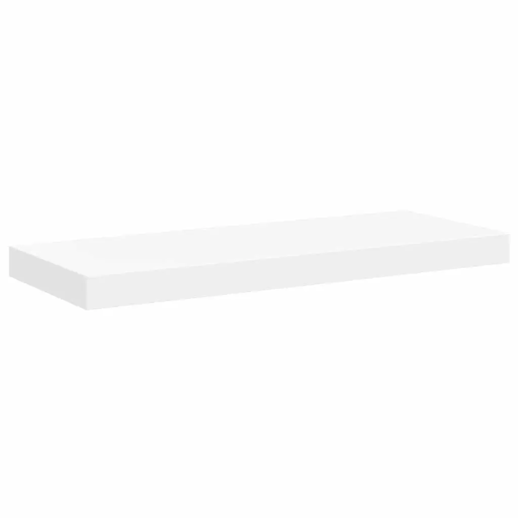 White Floating Wall Shelf Display Rack Storage Ledge Home Decor Modern Design