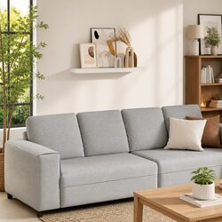 White Floating Wall Shelf 80cm for Home Display