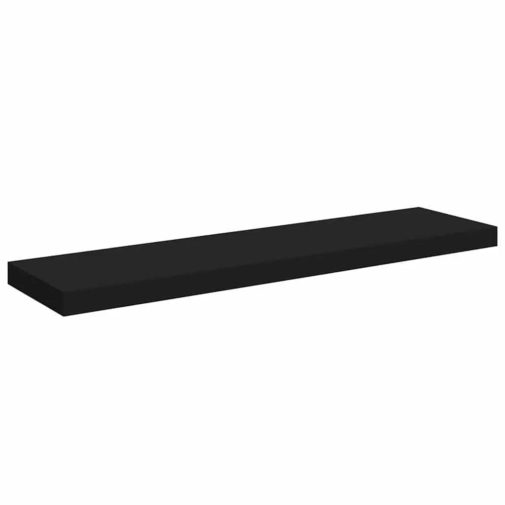 Floating Wall Shelf Black 90x23.5cm MDF Display Ledge Storage Rack Home Decor