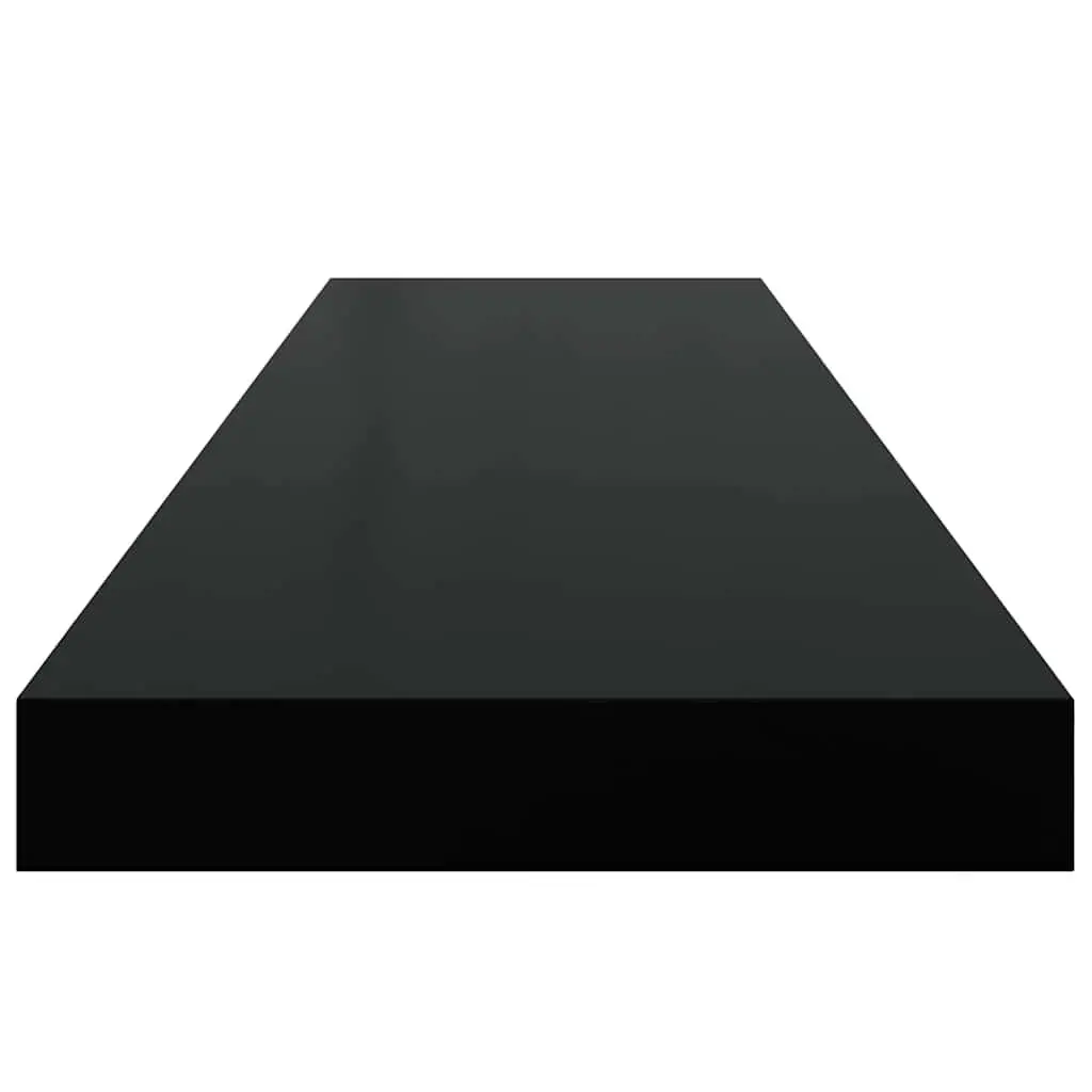 Floating Wall Shelf Black 90x23.5cm MDF Display Ledge Storage Rack Home Decor