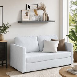 Grey Floating Wall Shelf for Stylish Home Decor