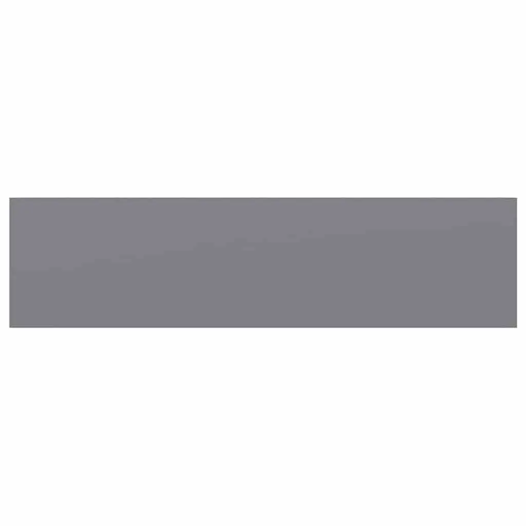 Floating Wall Shelf Grey Honeycomb MDF Metal Frame 90 x 23.5 x 3.8 cm
