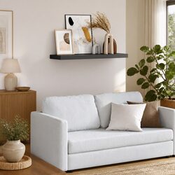 Grey Floating Shelf Set of 2 for Picture Frames