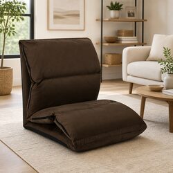 Adjustable Folding Floor Chair for Indoor and Outdoor Comfort