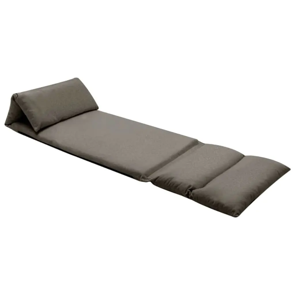 Microfibre Folding Floor Chair Lounger