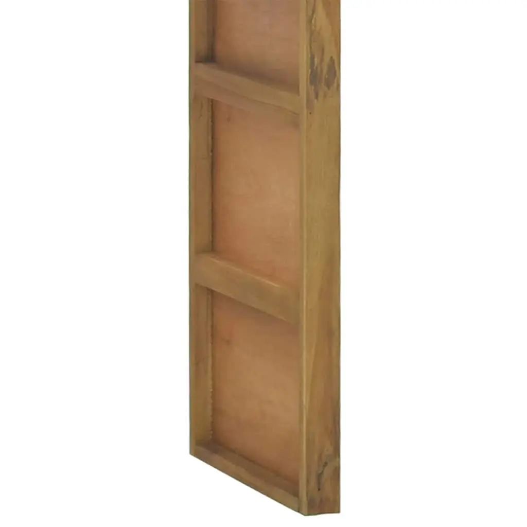 Teak Wood Console Table 110x35x75cm Rustic Style Accent Sideboard for Living Room