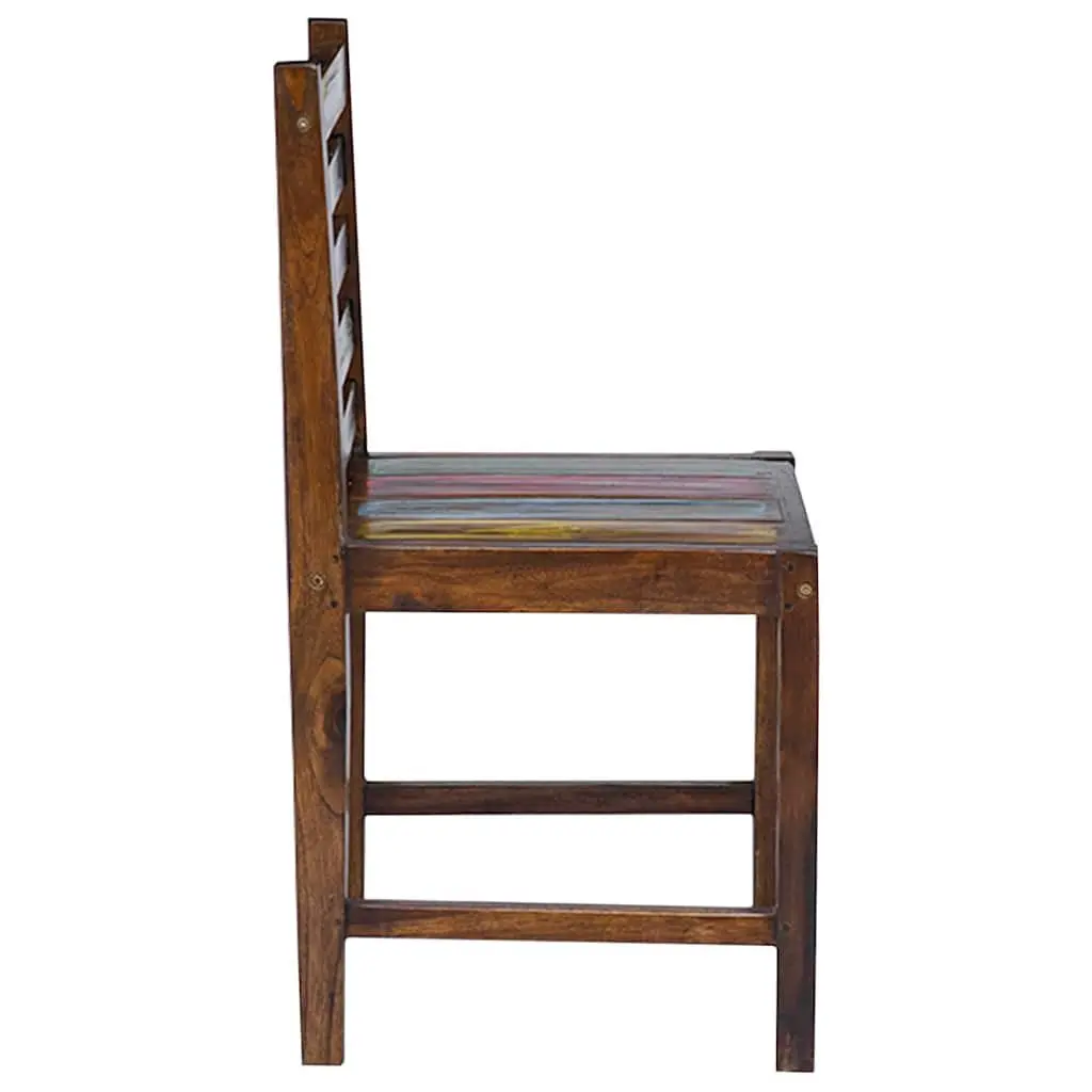 Vintage-Style Dining Chairs 2 pcs Handmade Reclaimed Wood