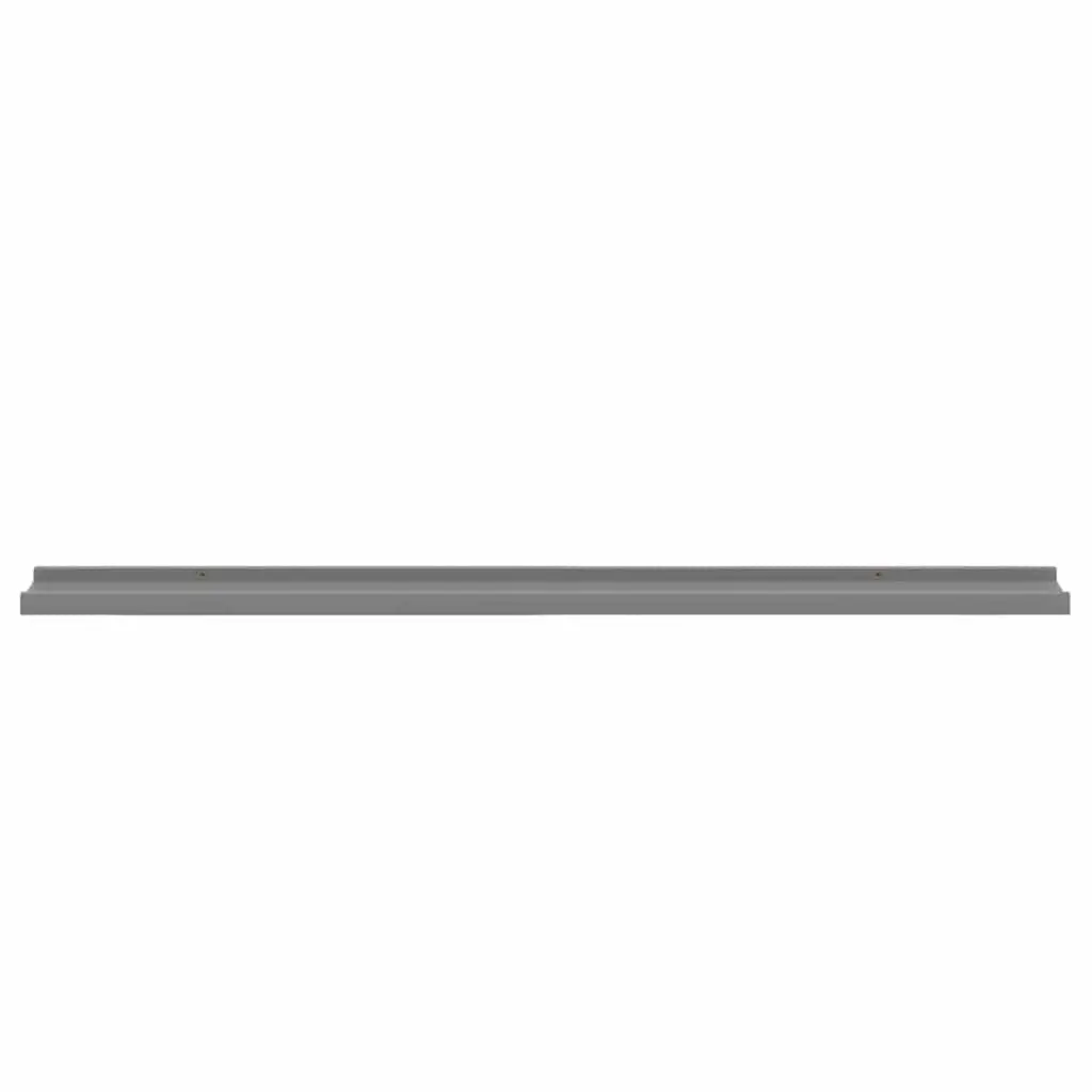 Wall Shelves Grey 100x9x3 cm MDF Floating Shelving Unit