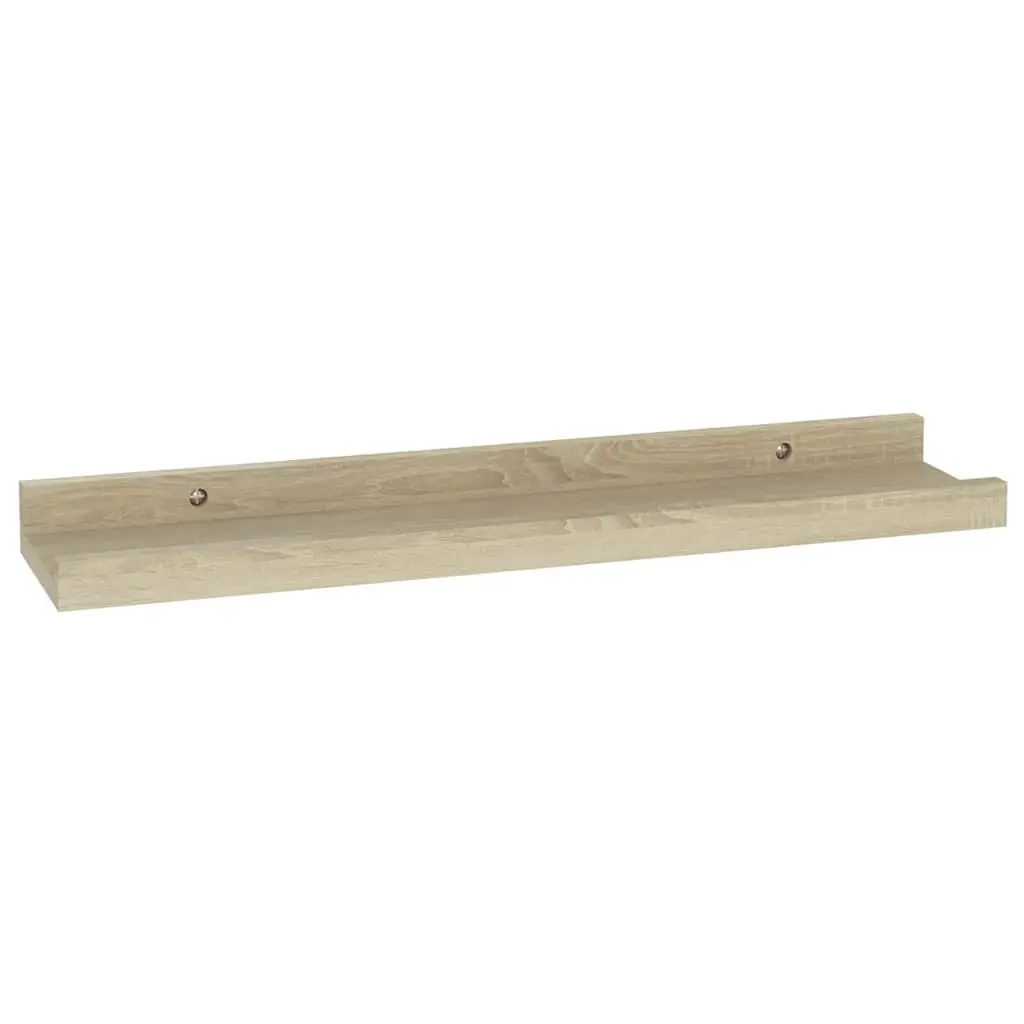 Wall Shelves Sonoma Oak Floating Storage Shelving 40 x 9 x 3 cm MDF