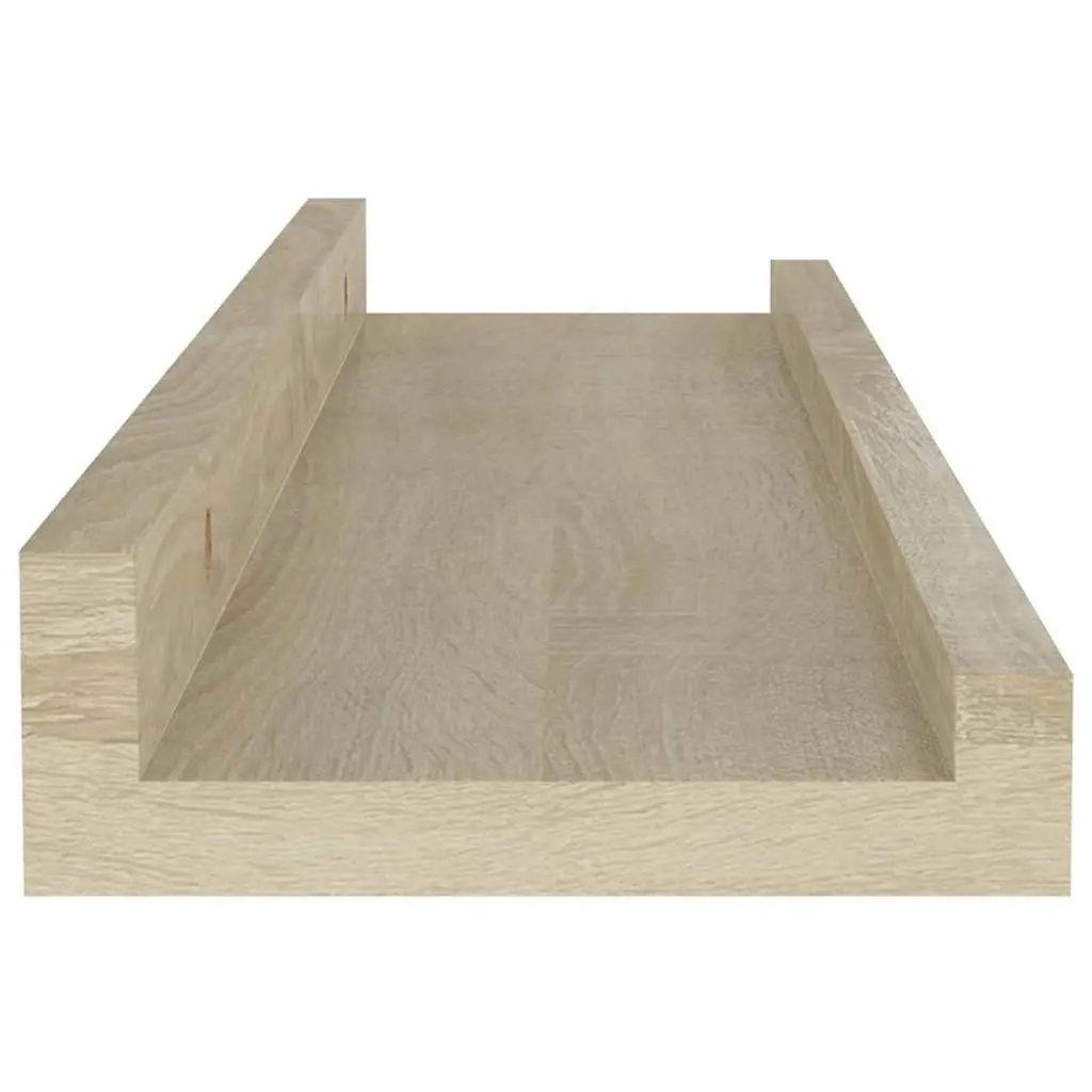 Wall Shelves Sonoma Oak Floating Storage Shelving 40 x 9 x 3 cm MDF