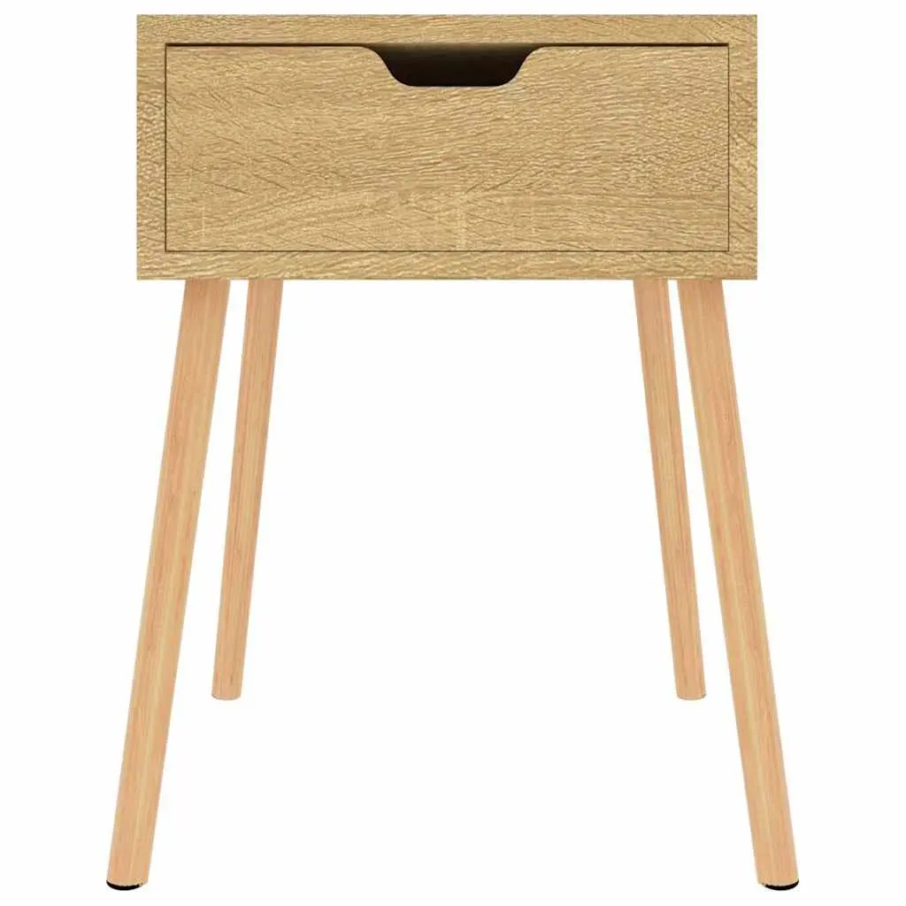 Bedside Cabinets Brown 40x40x56 cm Engineered Wood Side Tables 2 Piece