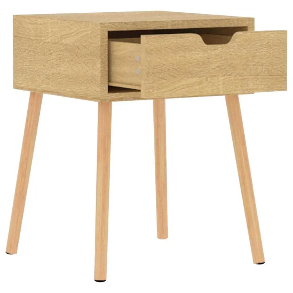 Bedside Cabinets Brown 40x40x56 cm Engineered Wood Side Tables 2 Piece