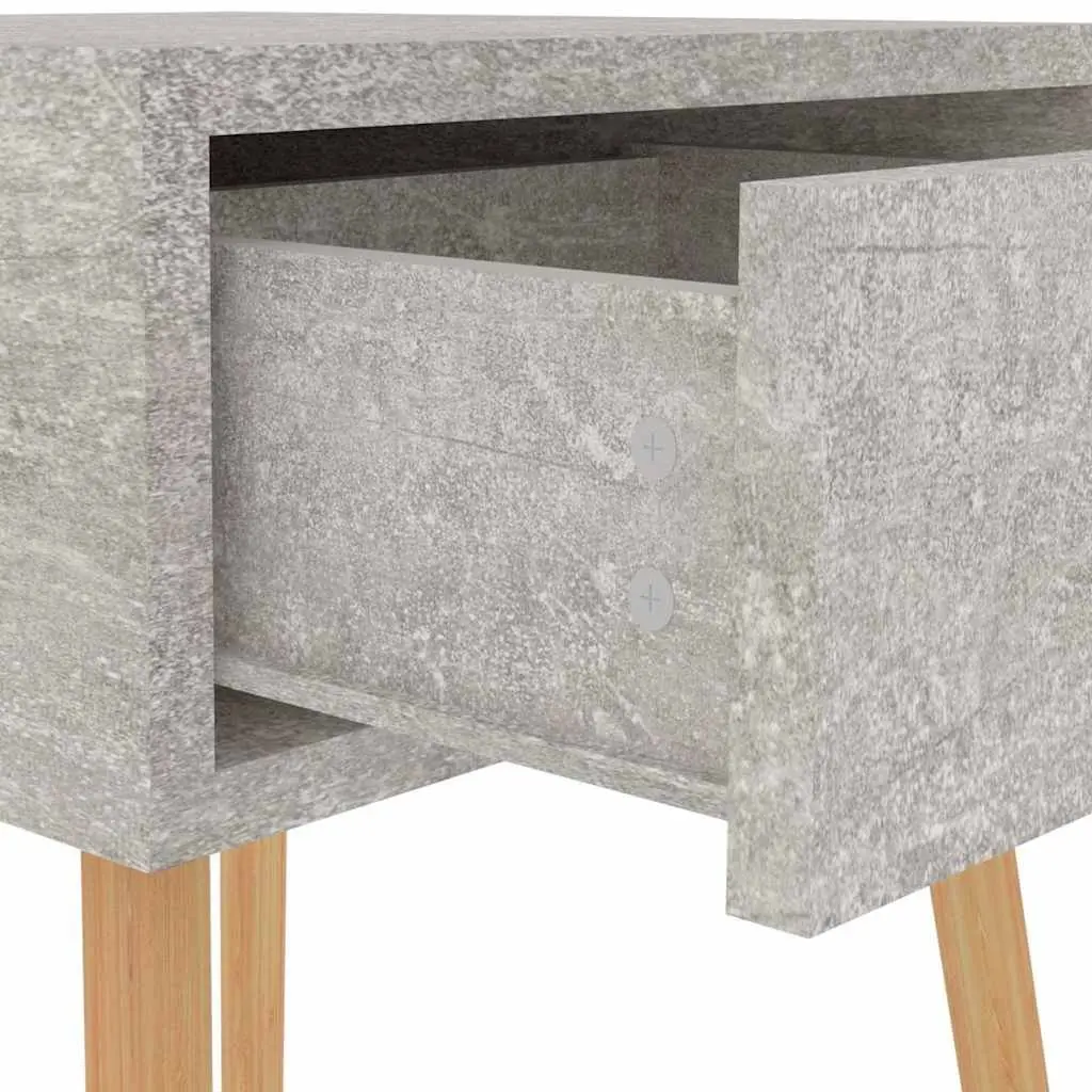Bedside Cabinets Grey 40x40x56 cm Engineered Wood Nightstand