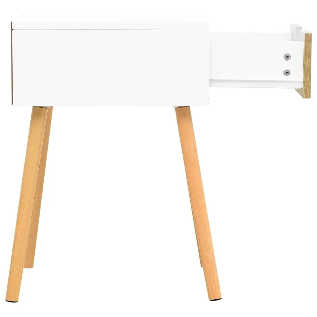Bedside Cabinets White Sonoma Oak Engineered Wood Nightstands 2 Piece