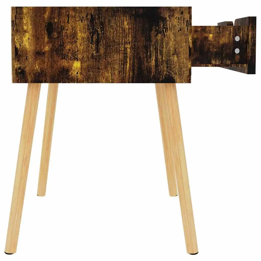 Bedside Cabinet Brown 40x40x56 cm Engineered Wood Side Table Storage Drawer