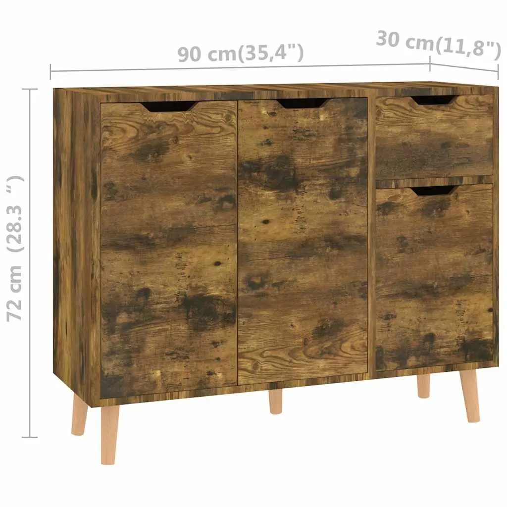 Engineered Wood Sideboard for Living Rooms