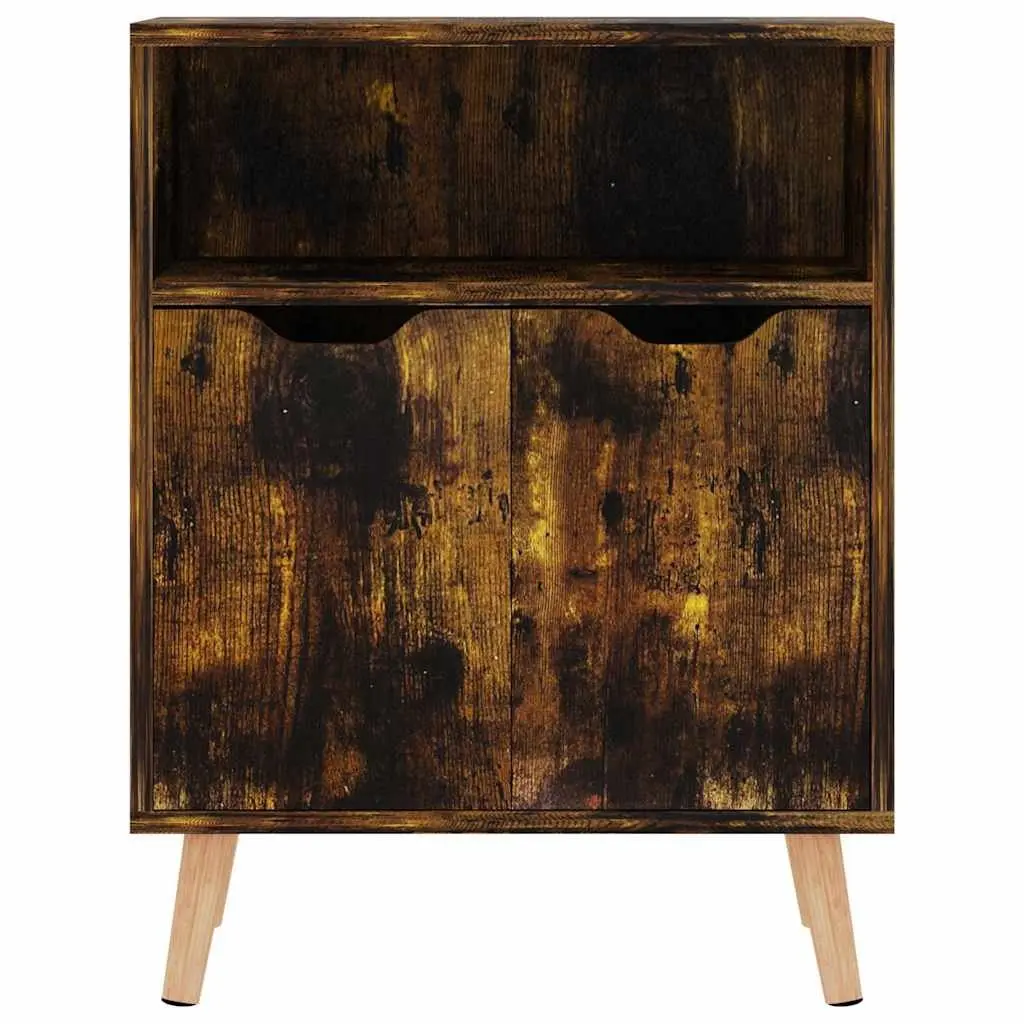 Sideboard Storage Cabinet Brown Engineered Wood Living Room Furniture