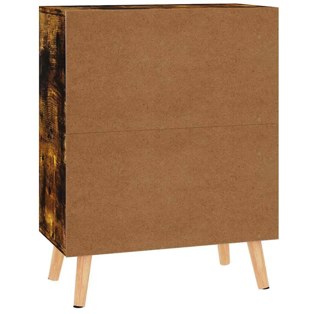 Sideboard Storage Cabinet Brown Engineered Wood Living Room Furniture
