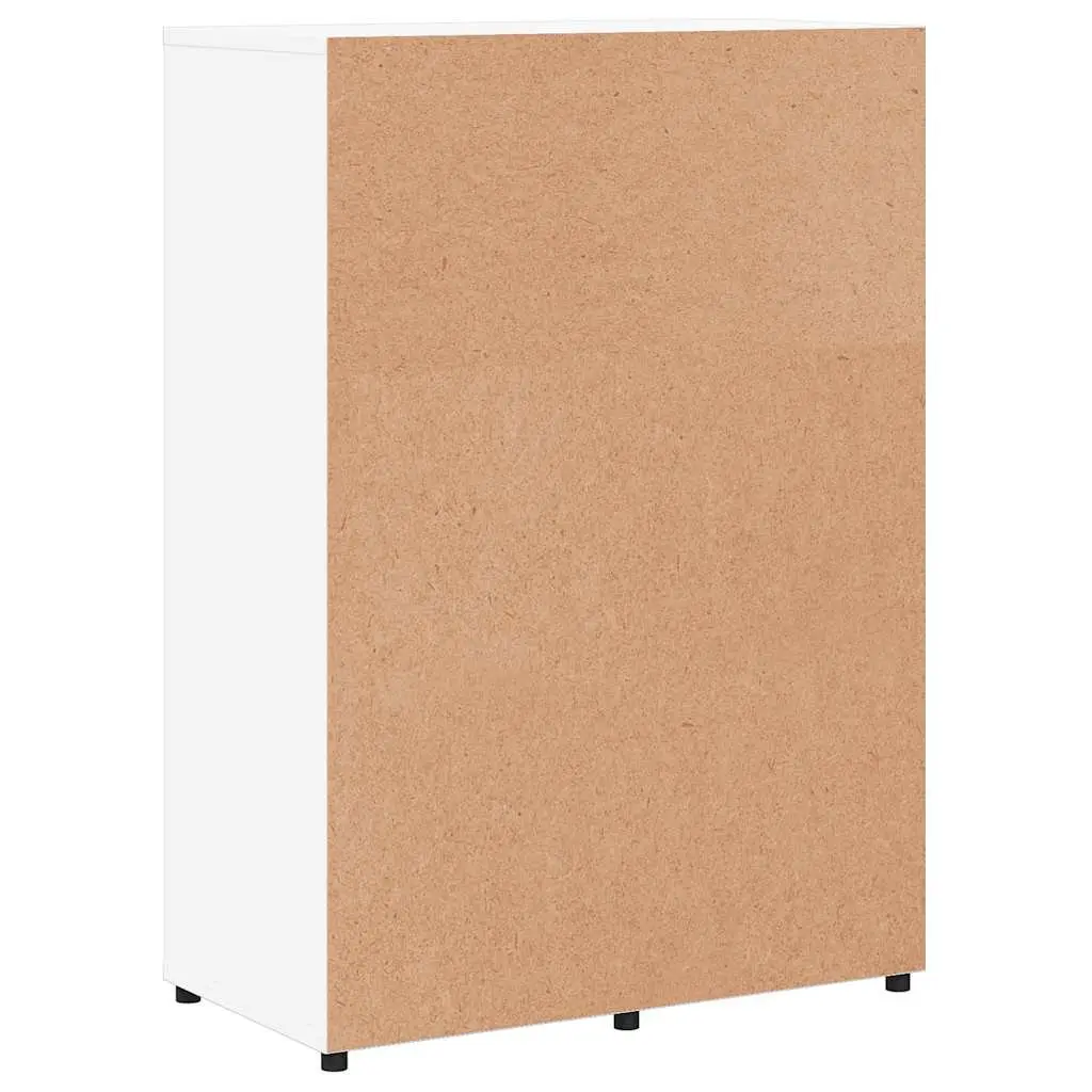 Sideboard Storage Cabinet White 60x31x84 cm Engineered Wood Set of 2