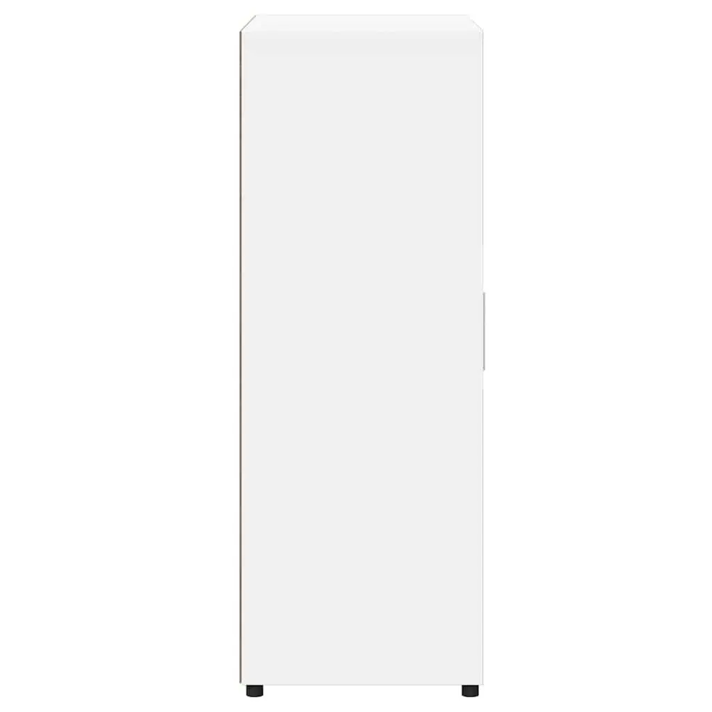 Sideboard Storage Cabinet White 60x31x84 cm Engineered Wood Set of 2