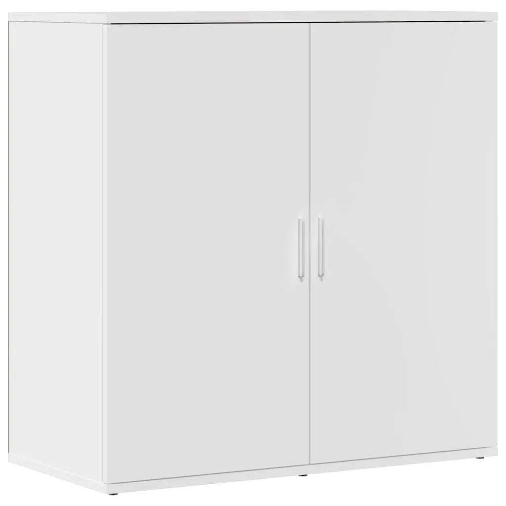 Sideboard Cabinet White 79x38x80 cm Storage Buffet Engineered Wood 2 Piece