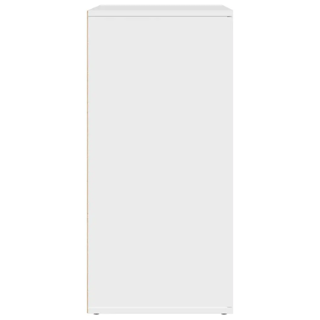 Sideboard Cabinet White 79x38x80 cm Storage Buffet Engineered Wood 2 Piece
