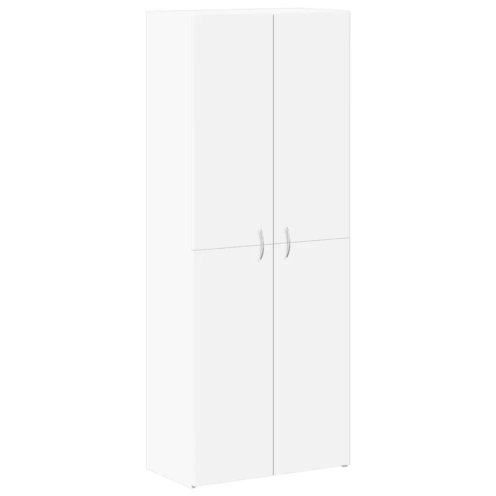 White 4 Compartment File Cabinet for Organized Storage