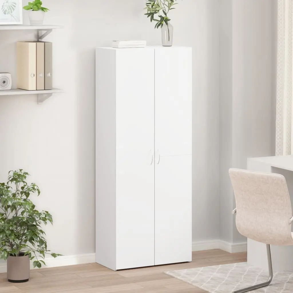 White 4 Compartment File Cabinet for Organized Storage