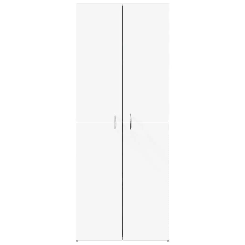 White 4 Compartment File Cabinet for Organized Storage