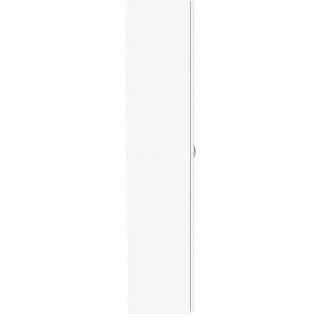 White 4 Compartment File Cabinet for Organized Storage