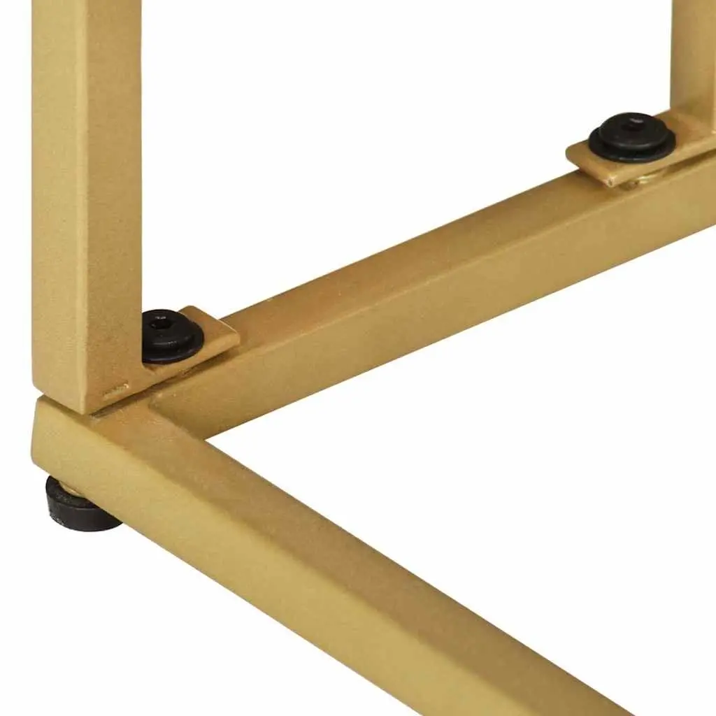 Side Table Brown Natural Finish 35x45x65cm Solid Mango Wood