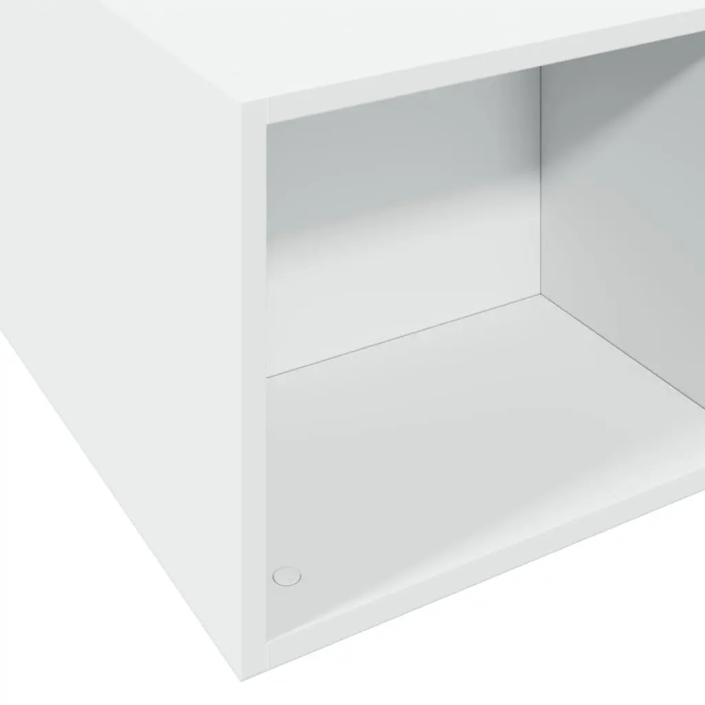 White Bed Frame with Storage Compartments 150x200cm