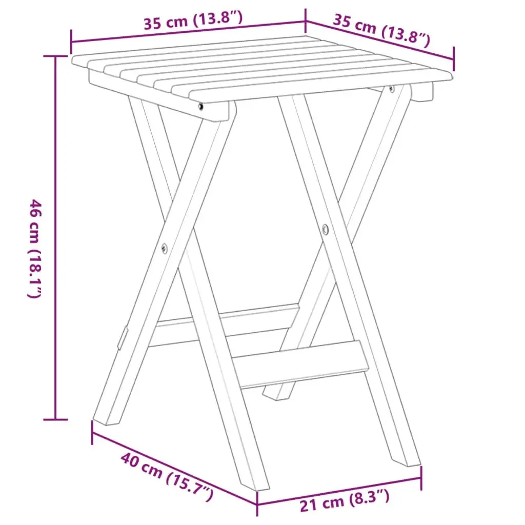 Rocking Chair with Foldable Side Table