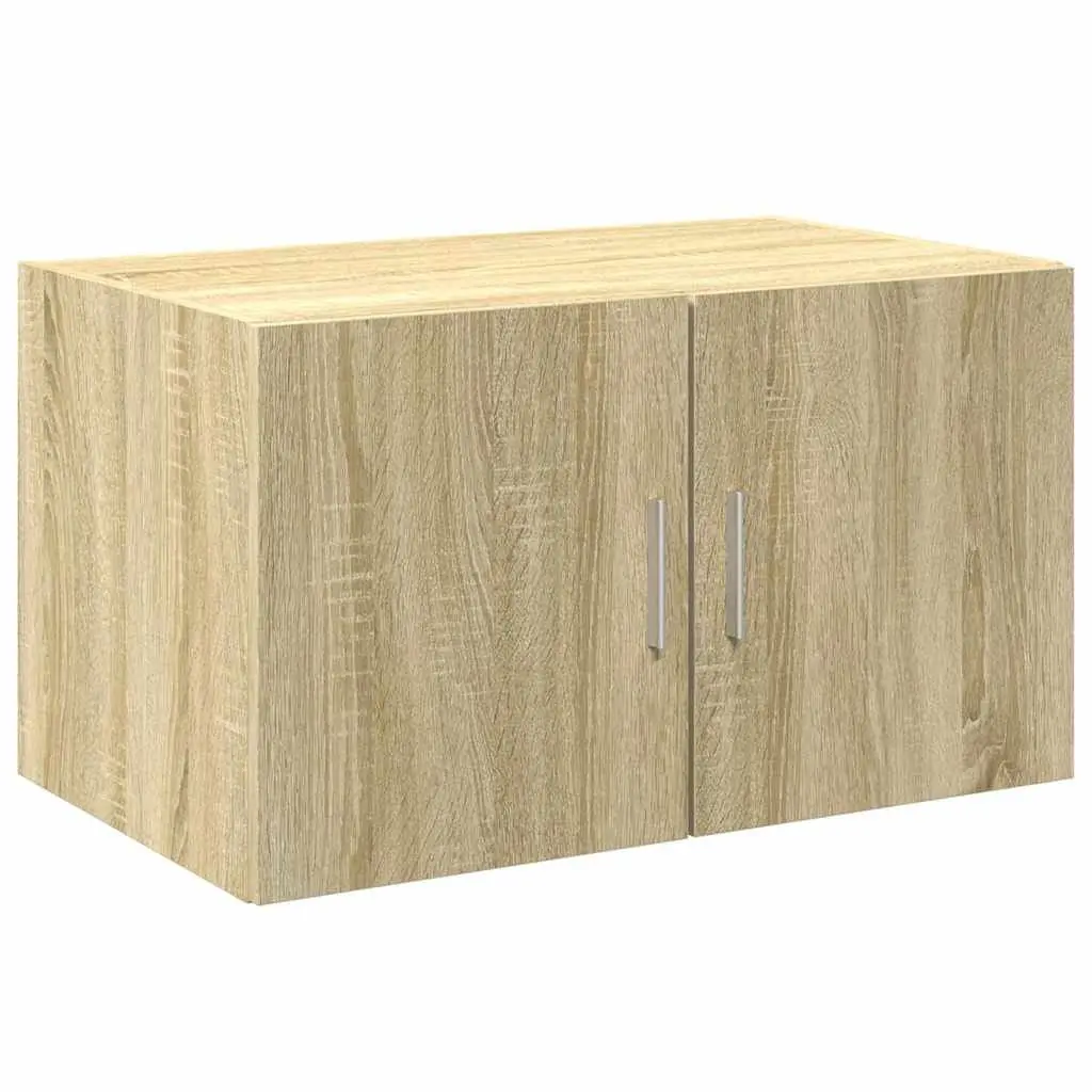 Storage Cabinet Tall Engineered Wood Brown Sonoma Oak Buffet Sideboards