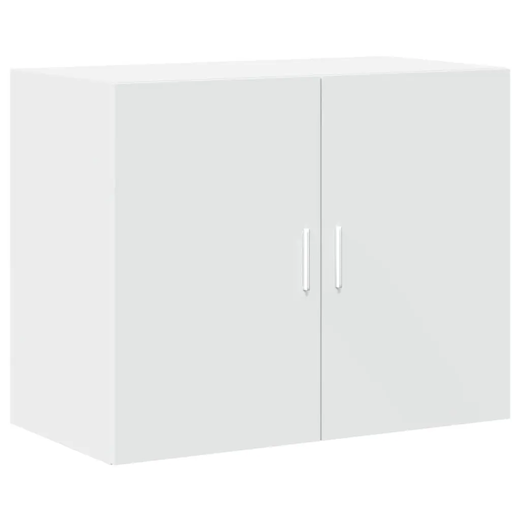 Highboard Storage Cabinet White 80x42.5x249cm Engineered Wood Sideboard