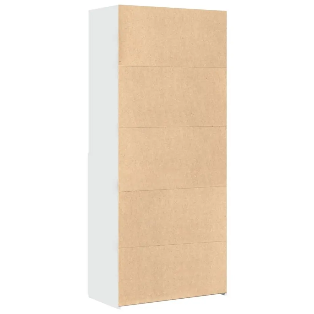 Highboard White 80x42.5x185cm Storage Cabinet Shelving Unit Engineered Wood