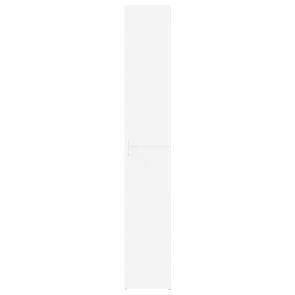 White Highboard Storage Cabinet 30x42.5x185cm
