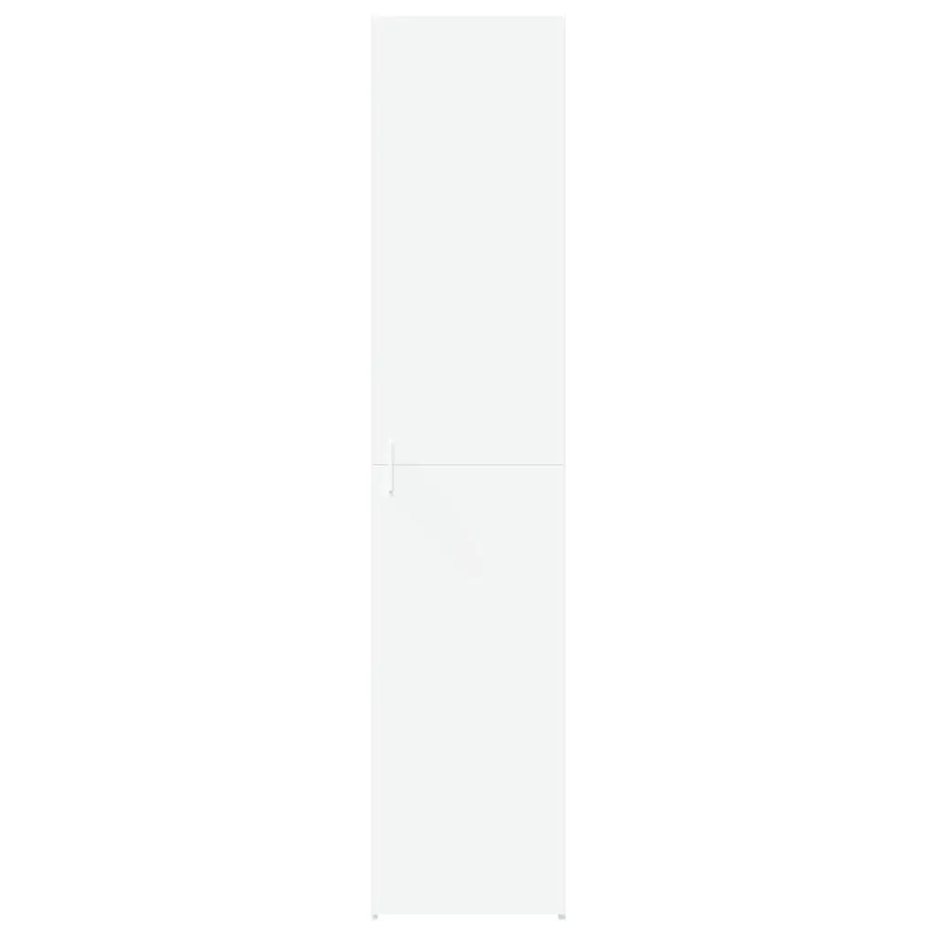 White Highboard Storage Cabinet Engineered Wood Sideboard Bedroom Living Room