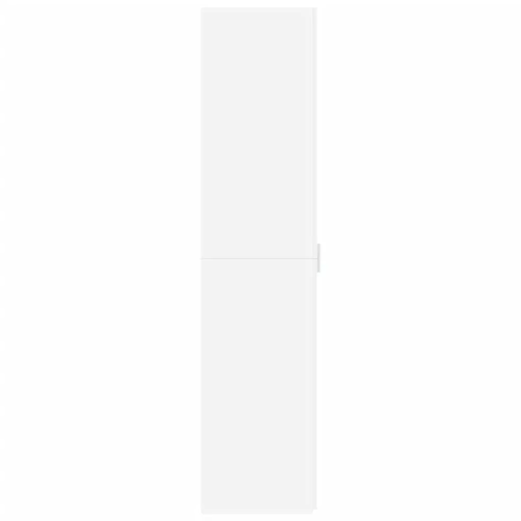 White Highboard Storage Cabinet Engineered Wood Sideboard Bedroom Living Room