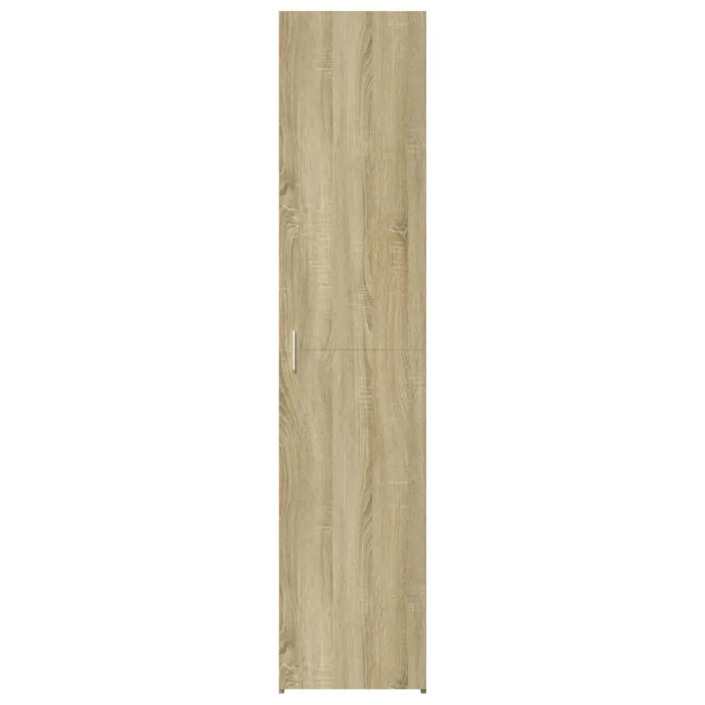 Engineered Wood Highboard Cabinet Brown 40x42.5x185cm Storage Unit for Bedroom Living Room