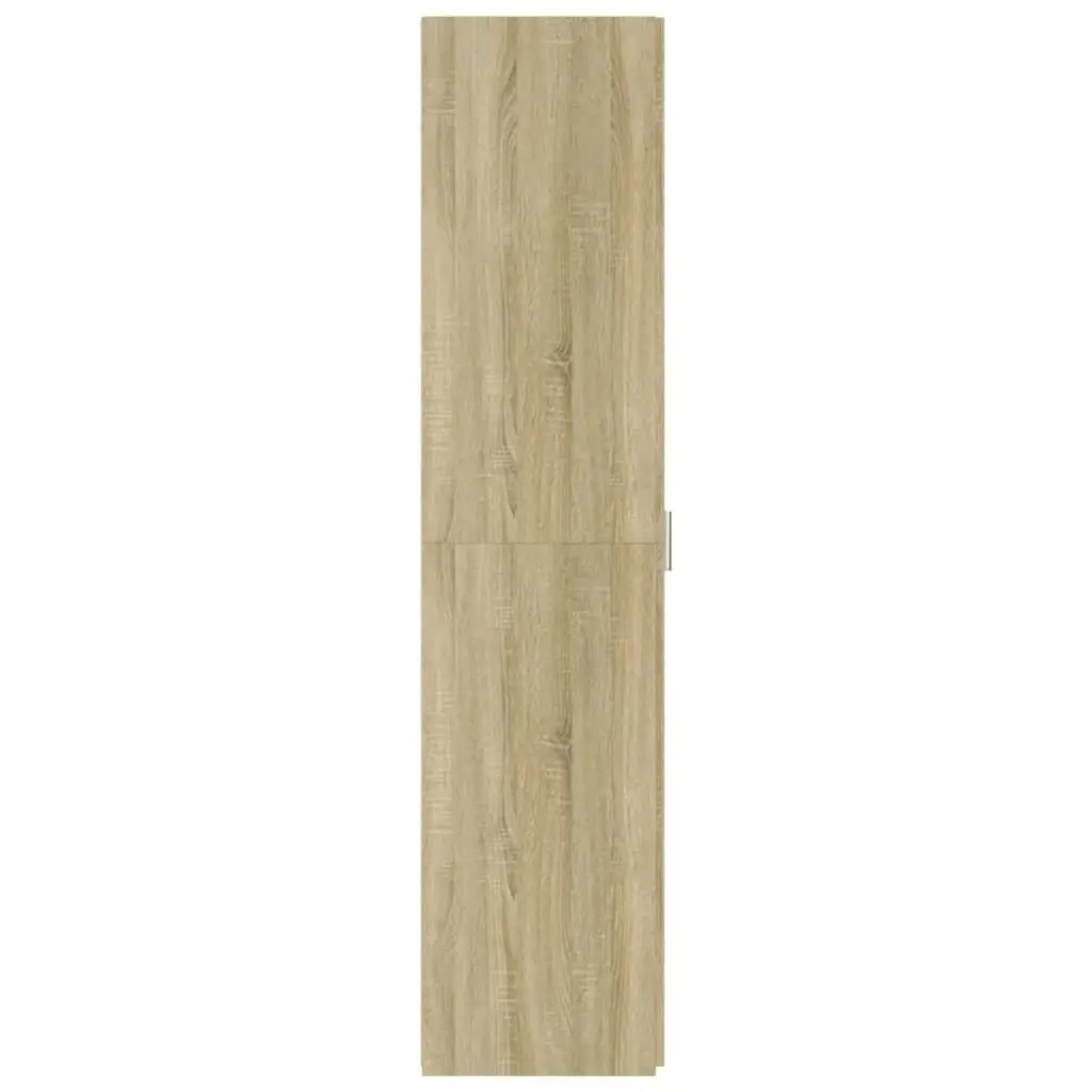 Engineered Wood Highboard Cabinet Brown 40x42.5x185cm Storage Unit for Bedroom Living Room